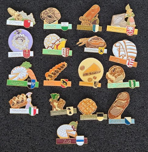17er pin set - ➔, kantone