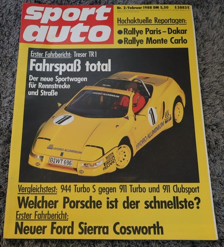 Sport auto porsche - sport, 2/88