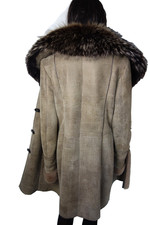 Herrlicher DERIPORT Lammfellmantel Gr.38 Pelzmantel Pelzkragen elegant Shearling