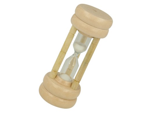 Sanduhr hell holz minuten - hell,