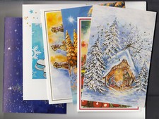 6 Weihnachten Karten
