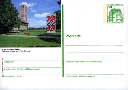Bildpostkarte - (809), **