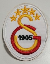Neu 5 Yıldız Patch GS Galatasaray Cim Bom 2025 Süper Lig Istanbul Weiss Aufnäher