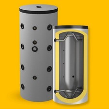 Pufferspeicher 200 300 500 Liter ohne Wärmetauscher für Heizungssysteme BHKW