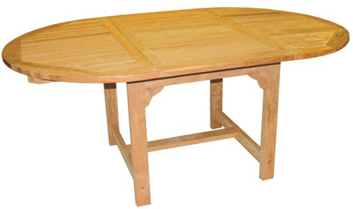 Premium teak ausziehtisch - teak,