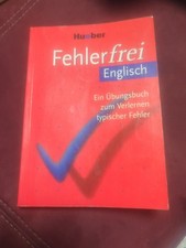 Fehlerfrei Englisch,Ein Übungsbuch zum Verlernen typischer Fehler, Hueber,TB