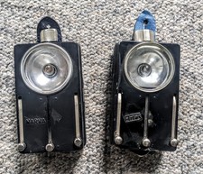 DDR 3-Farb Signal-Lampen ARTAS & NARVA  NVA 2 Stück