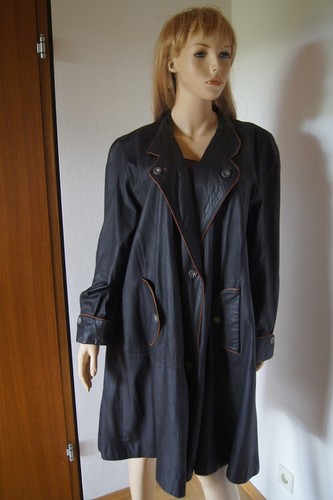Feinster damenledermantel - feinster,