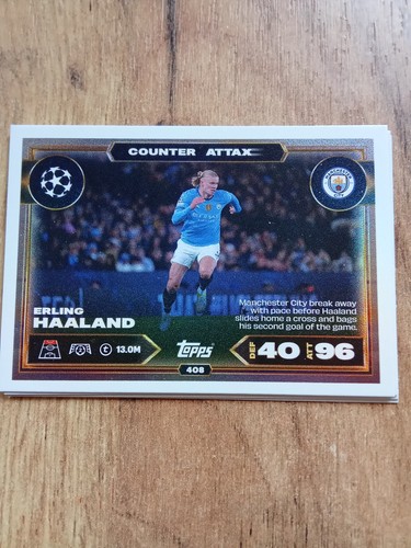 Topps karte erling haaland - karte,
