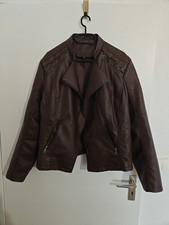 Neue burgunderrote Damen Leder