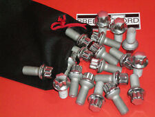 20  Febi 23933 * Chrom Radschrauben  ** 14x1,5x27 mm **  für Mercedes Alufelgen