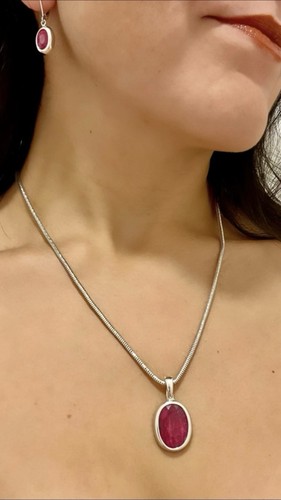 Silber kette 925 mit indischer - silber,