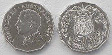 Australien 50 Cents Kursmünze