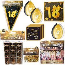 Deko 18. Geburtstag Partyset