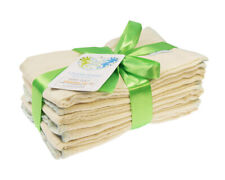 Blümchen Faltwindeln 6 Stück Prefold BioBaumwolle Birdseye Falteinlagen Stoffwin