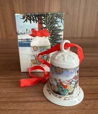 Hutschenreuther Porzellan Weihnachtsglocke Glocke 1991 mit Originalverpackung