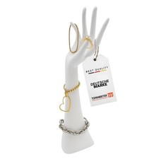 Schmuckhand Weiß H34 cm