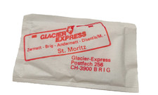 Glacier Express CH Zuckerpäckchen für Sammler Andenken ungeöffnet Werbung