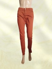 Damen Hose Slim Terracotta -