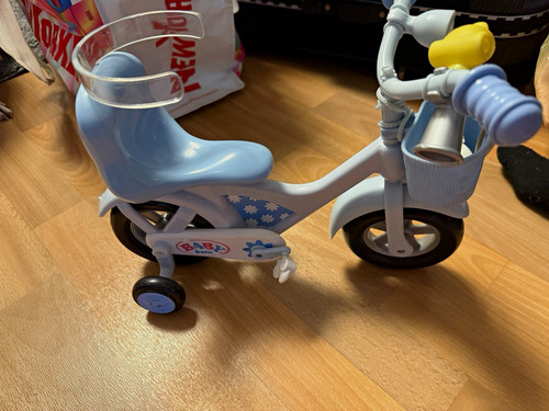 Baby born puppenfahrrad mit - born,