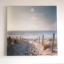 Maritimes  Glasbild  Wandbild  Bild  Strand  Strandaufgang  Bad  Baddeko