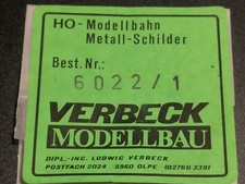 Verbeck H0  Best.Nr.:  6022/1