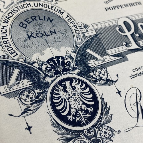 Rechnung 1925 poppe - "poppe, &
