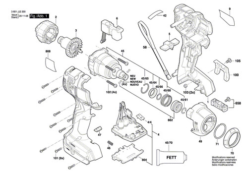 Bosch ersatzteile für gdx - ersatzteile,