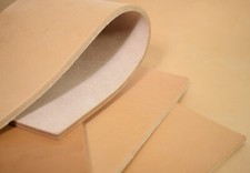 TOP Sattlerleder Blankleder naturell 3,0-3,5 mm punzierbar stabil Ecopelle #vtn3