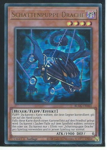 Schattenpuppe drache - yu,
