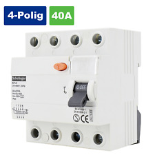 Fehlerstromschutzschalter FI-Schalter 4-Polig / 40 A / 30 mA 