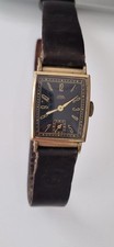 Vintage KANO Armbanduhr 50er Jahre – Rechteckiges Gehäuse – Art Deco