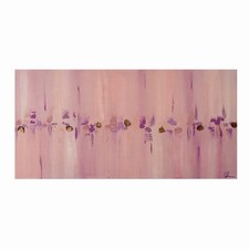 Gemälde rosa 50x100 - gemälde,