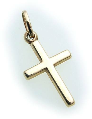 Neu anhänger kreuz gold - gold, 585