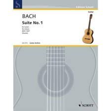 1. Suite für Cello bearbeitet für Gitarre, Bach - NEU VOM MUSIKFACHHÄNDLER