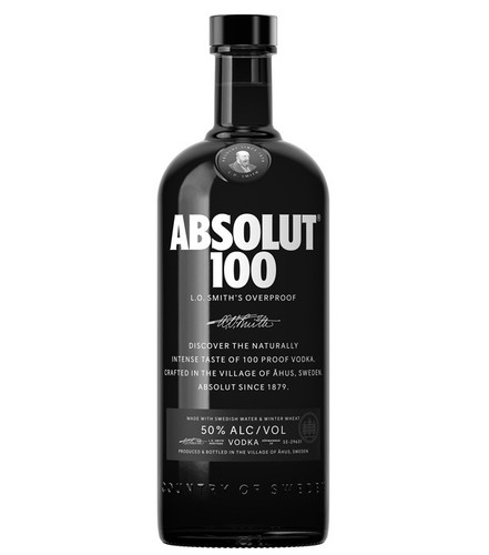 Absolut 100 vodka - 100,