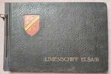 Album original Postkarten Fotos Deutsche Kriegsmarine SMS Elsass extrem selten