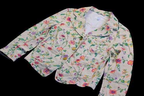 Escada jeans jacket blumen - jeans,