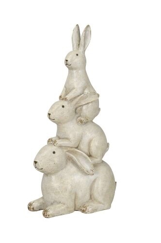Osterhasenfigur 3er gruppe - ,