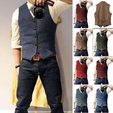 Herren Anzugweste Tweed