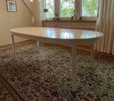 Großer Esstisch gebraucht / weiß / für 6 Personen / IKEA