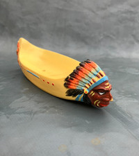 original DDR Indianer Cowboy Boot Kanu Plaste Spielzeug [4115-3]