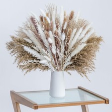 60Tlg Kunstblumen Pampasgras