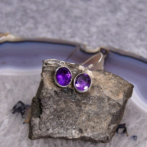 Amethyst ohrring 925er - ohrring,,