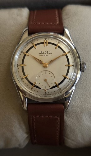 Vintage armbanduhr buren grand - vintage,