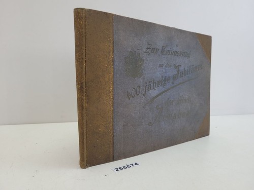 Buch zur erinnerung das 400 - an,
