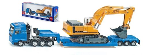 Siku lkw transport bagger - transport,