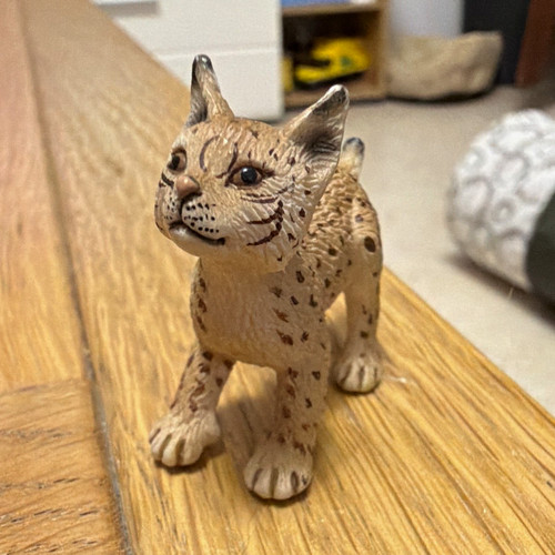 Schleich luchs wildtier figur - luchs, wildtier-figur