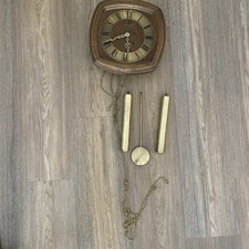 Dugena Wanduhr Uhr Wohnzimmer , Funktioniert!!