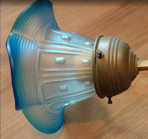 Antike wandlampe glas schönes - antike, wandlampe,glas,schönes